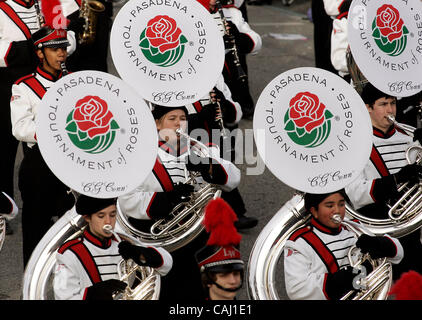 Jan 01, 2008 - Pasadena, CA, USA -  The 2008 Tournament of Roses Parade on New Years Day. It is the 119th Rose Parade in Pasadena, California.  Photo by Jonathan Alcorn/ZUMA Press. © Copyright 2007 by Jonathan Alcorn Stock Photo