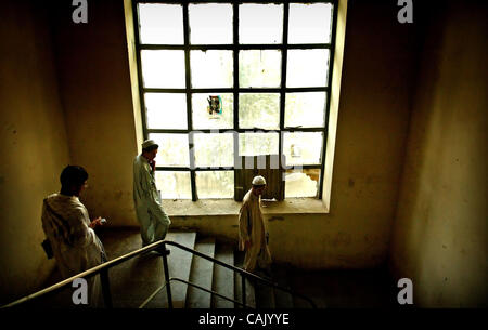 Oct 02, 2007 - Khost, Afghanistan - Students leave early for the day from Khost University in Khost, because of Ramadan.  (Credit Image: © Andrew Craft/The Fayetteville Observer/ZUMA Press) Stock Photo