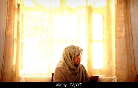 Oct 02, 2007 - Khost, Afghanistan - The head of the Khost Province women's center talks about the role of woman in Khost (Credit Image: © Andrew Craft/The Fayetteville Observer/ZUMA Press) Stock Photo