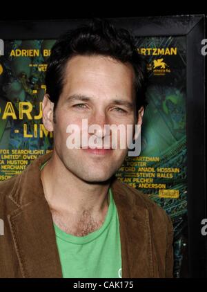 Oct. 4, 2007 - Hollywood, California, U.S. - Paul Rudd during the premiere of the new movie from Fox Searchlight Pictures THE DARJEELING LIMITED, held at the Samuel Goldwyn Theatre, at the Academy of Motion Picture Arts and Sciences, on October 4, 2007, in Beverly Hills, California..  -   K54926MGE( Stock Photo