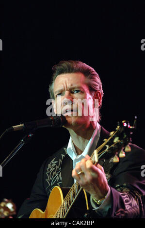 Country music star Randy Travis performs at Steve Wingfield crusade at Atlanta Motor Speedway 10/5/07 © Robin Nelson Stock Photo