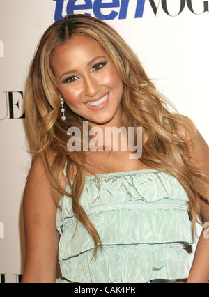 Sep 20, 2007; Hollywood, California, USA; Singer ADRIENNE BAILON at the  Vogue Young Hollywood Party  held at Vibiana in Los Angeles. Mandatory Credit: Photo by Paul Fenton/ZUMA Press. (©) Copyright 2007 by Paul Fenton Stock Photo