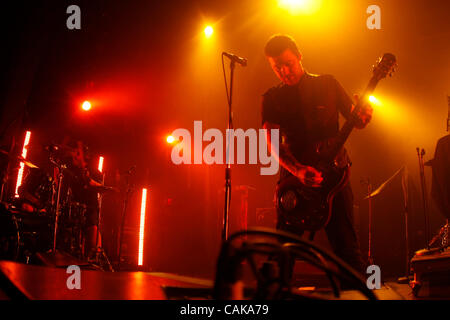 Shiny Toy Guns Performing At The Nokia Theater In Times Square On 