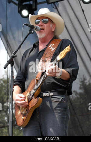 Sep. 14, 2007 Austin, TX; USA,  Singer / Guitarist RAY BENSON of the band Asleep at the Wheel performs live at the 2007 Austin City Limits Music Festival that took place at Zilker Park located in Austin. Copyright 2007 Jason Moore. Mandatory Credit: Jason Moore Stock Photo