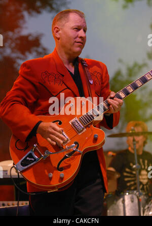 Sep. 14, 2007 Austin, TX; USA, Guitarist JIM ' REVEREND HORTON' HEATH performs with with Reverend Horton Heat as they perform live as part of the Austin City Limits Music Festival that took place at Zilker Park located in Austin.  The three day festival attracted over 60,000 fans a day. Copyright 20 Stock Photo