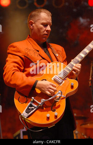Sep. 14, 2007 Austin, TX; USA, Guitarist JIM ' REVEREND HORTON' HEATH performs with with Reverend Horton Heat as they perform live as part of the Austin City Limits Music Festival that took place at Zilker Park located in Austin.  The three day festival attracted over 60,000 fans a day. Copyright 20 Stock Photo
