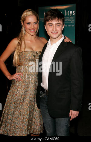 Sep 6, 2007 - West Hollywood, California, USA - Actress TERESA PALMER & Actor DANIEL RADCLIFFE at the 'December Boys' Los Angeles Premiere held at the Directors Guild of America. (Credit Image: © Lisa O'Connor/ZUMA Press) Stock Photo