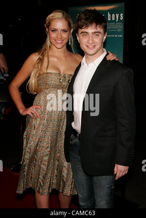 Sep 6, 2007 - West Hollywood, California, USA - Actress TERESA PALMER & Actor DANIEL RADCLIFFE at the 'December Boys' Los Angeles Premiere held at the Directors Guild of America. (Credit Image: © Lisa O'Connor/ZUMA Press) Stock Photo