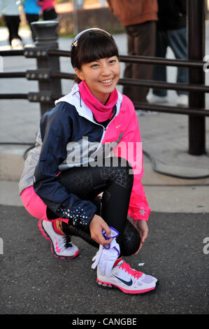 Misako Yasuda, MARCH 11, 2011 - Marathon : Nagoya Women's Marathon 2012 Start & Goal at Nagoya Dome, Aichi, Japan. (Photo by Jun Tsukida/AFLO SPORT)[0003] Stock Photo