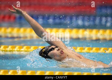 Kosuke Hagino (JPN),  APRIL 2, 2012 - Swimming :  JAPAN SWIM 2012  Men's 400m Individual Medley Final  at Tatsumi International Swimming Pool, Tokyo, Japan.  (Photo by YUTAKA/AFLO SPORT) [1040] Stock Photo