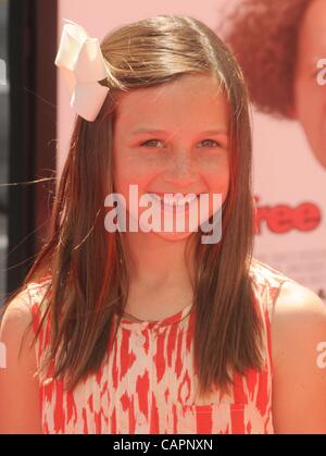 Lucy Thomas at arrivals for THE THREE STOOGES Premiere, Grauman's Chinese Theatre, Los Angeles, CA April 7, 2012. Photo By: Dee Cercone/Everett Collection Stock Photo