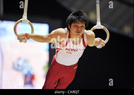 Koji Yamamuro (JPN), APRIL 8, 2012 - Artistic gymnastics : The 66nd All Japan Gymnastics Championship Individual All-Around , Men's Individual 2nd day at 1st Yoyogi Gymnasium, Tokyo, Japan. (Photo by Jun Tsukida/AFLO SPORT) [0003] Stock Photo