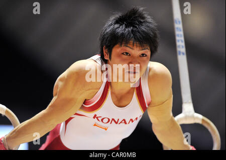 Koji Yamamuro (JPN), APRIL 8, 2012 - Artistic gymnastics : The 66nd All Japan Gymnastics Championship Individual All-Around , Men's Individual 2nd day at 1st Yoyogi Gymnasium, Tokyo, Japan. (Photo by Jun Tsukida/AFLO SPORT) [0003] Stock Photo