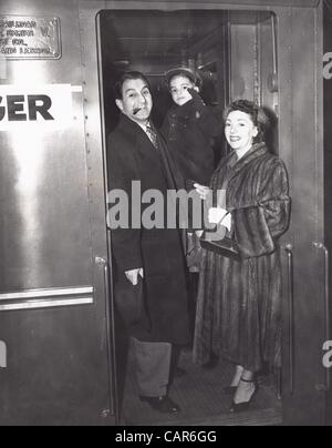 DANNY THOMAS with wife Rose Marie Cassaniti son Tony Thomas.(Credit Image: Â© Smp/Globe Photos/ZUMAPRESS.com) Stock Photo