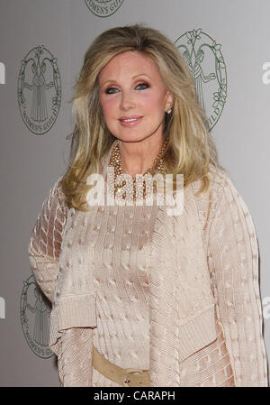 April 12, 2012 - Los Angeles, California, U.S. - Morgan Fairchild.Women's Guild Annual Spring Luncheon  held at The Beverly Hills Hotel, Beverly Hills,USA.  April 12 - 2012.(Credit Image: Â© TLeopold/Globe Photos/ZUMAPRESS.com) Stock Photo