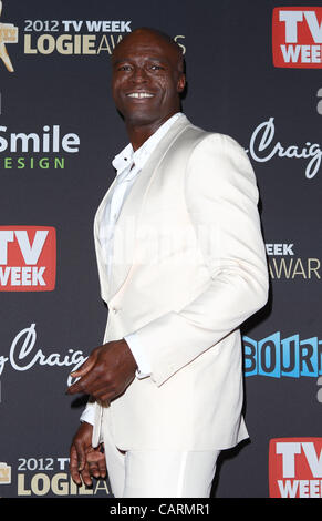 April 15, 2012 - Melbourne, NSW, Australia - Singer SEAL arrives at the 2012 TV Week Logie Awards in Melbourne at the Crown Casino (Credit Image: © Marianna Massey/ZUMAPRESS.com) Stock Photo