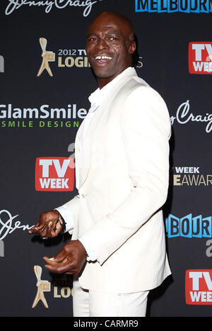 April 15, 2012 - Melbourne, NSW, Australia - Singer SEAL arrives at the 2012 TV Week Logie Awards in Melbourne at the Crown Casino (Credit Image: © Marianna Massey/ZUMAPRESS.com) Stock Photo