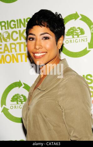 Nikki Jean in attendance for Third Annual Origins Rocks Earth Month Concert, Webster Hall, New York, NY April 18, 2012. Photo By: Desiree Navarro/Everett Collection Stock Photo