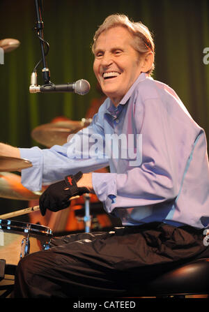 Jun 14, 2008 - Manchester, Tennessee, USA - Legendary Musician LEVON HELM peforms with The Ramble on the Road Band live as his current 2008 tour makes a stop at The Bonnaroo Music and Arts Festival. The four-day multi-stage camping festival attracts over 90,000 music fans and is held on a 700-acre f Stock Photo