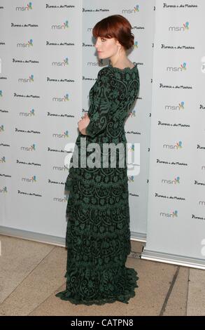 Florence Welch at arrivals for Florence + The Machine CEREMONIALS Concert Tour After Party, Marquee Nightclub at The Cosmopolitan, las, NV April 21, 2012. Photo By: James Atoa/Everett Collection/Alamy Live News. Stock Photo