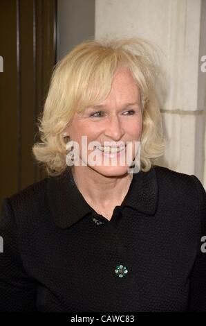 Glenn Close at arrivals for THE COLUMNIST Opening Night on Broadway, Samuel J. Friedman Theatre, New York, NY April 25, 2012. Photo By: Eric Reichbaum/Everett Collection Stock Photo