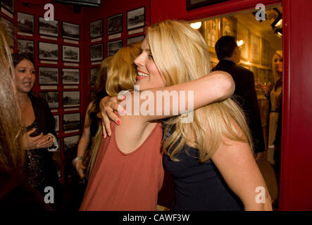 April 25, 2012 - Hollywood, California, U.S. - Actors, NICOLE SULLIVAN, & BUSY PHILIPPS greet  eachother at the Hooray For Hollywood Event celebrating 100 years in Hollywood (Credit Image: © Lisa Rose/ZUMAPRESS.com) Stock Photo