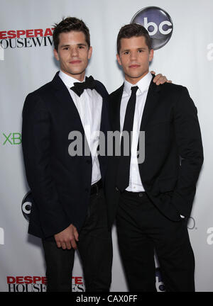 April 29, 2012 - Hollywood, California, U.S. - MAX & CHARLIE CARVER arrives for the ''Desperate Housewives'' Finale Party at the W Hotel. (Credit Image: © Lisa O'Connor/ZUMAPRESS.com) Stock Photo