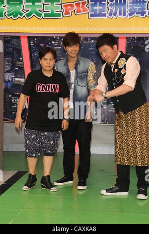 Alan Luo attends a TV programme in Taipei, China on Wednesday May 02, 2012. Stock Photo