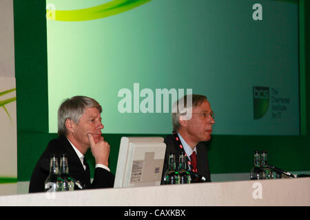 Earl Howe Parliamentary Under Secretary of State in the Department of Health speaking on the 3rd May at the HC 2012 Stock Photo