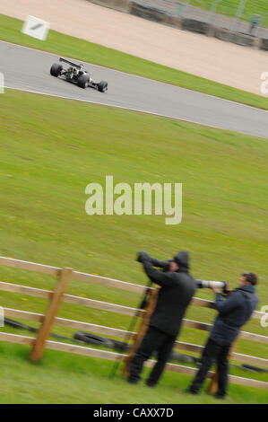 5th May 2012, Donington Park Racing Circuit, UK.  Historic Formula 2 at the Donington Historic Festival Stock Photo