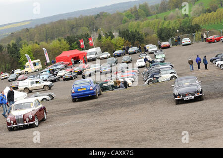 5th May 2012, Donington Park Racing Circuit, UK.  The historic car display at the Donington Historic Festival Stock Photo