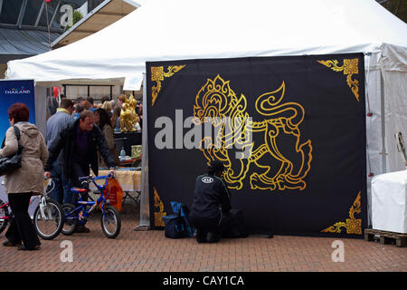 Bournemouth, UK Sunday 6 May 2012 Thai Food Festival held over May Bank Holiday weekend at The Square, Bournemouth Town Centre, Dorset UK Stock Photo