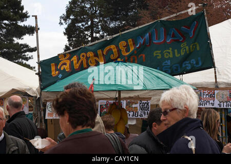 Bournemouth, UK Sunday 6 May 2012 Thai Food Festival held over May Bank Holiday weekend at The Square, Bournemouth Town Centre, Dorset UK Stock Photo