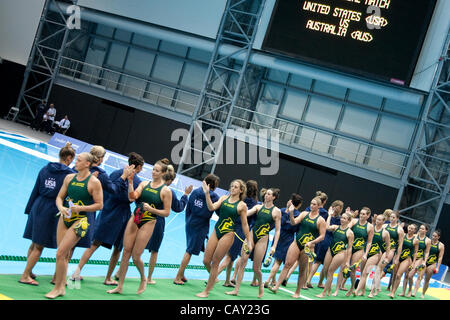 Olympics London Prepares Series Water Polo Competition 6 May 2012 Stock Photo