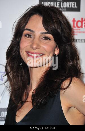 Annie Parisse at arrivals for The 27th Annual Lucille Lortel Awards