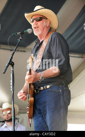 May 6, 2012 - New Orleans, Louisiana; USA -Musician RAY BENSON of Asleep at the Wheel performs on the seventh day of the New Orleans Jazz & Heritage Festival that is taking place at the Fair Grounds Race Course located in New Orleans..  Copyright 2012 Jason Moore (Credit Image: © Jason Moore/ZUMAPRE Stock Photo