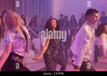 Actress Singer Zendaya of Disneys 'Shake it Up' on her Video Shoot in Los Angeles.@Brian Lowe/Zuma Press. Stock Photo