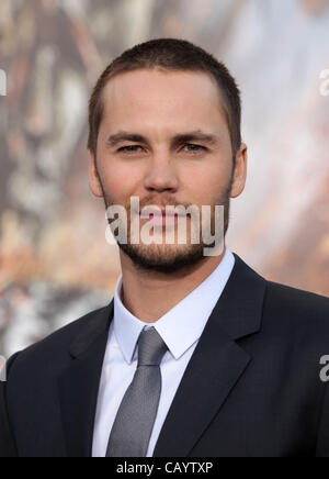 May 10, 2012 - Los Angeles, California, U.S. - TAYLOR KITSCH arrives for the premiere of the film 'Battleship' at the Nokia theater. (Credit Image: © Lisa O'Connor/ZUMAPRESS.com) Stock Photo