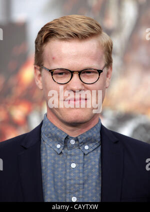 May 10, 2012 - Los Angeles, California, U.S. - JESSE PLEMONS arrives for the premiere of the film 'Battleship' at the Nokia theater. (Credit Image: © Lisa O'Connor/ZUMAPRESS.com) Stock Photo