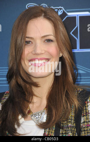 May 12, 2012 - Los Angeles, California, U.S. - Mandy Moore attending the Disney XD's ''TRON: Uprising'' press event and reception held at the DisneyToon Studios in Glendale, California on May 12, 2012. 2012(Credit Image: Â© D. Long/Globe Photos/ZUMAPRESS.com) Stock Photo