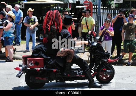 Annual Art Car Parade held in downtown Houston, Texas, USA, on May 12, 2012. Stock Photo