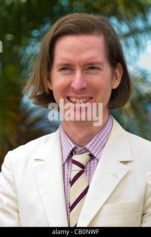 Director Wes Anderson at photocall for film 'Moonrise Kingdom' at the 65th Cannes Film Festival 2012. Wed 16/May/2012, Palais Des Festival, Cannes, France Stock Photo