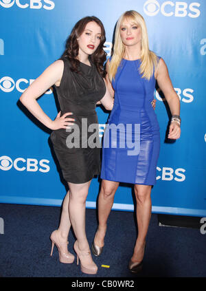 May 16, 2012 - New York, New York, U.S. - Actresses KAT DENNINGS and BETH BEHRS attend the CBS 2012 Upfront held at Lincoln Center. (Credit Image: © Nancy Kaszerman/ZUMAPRESS.com) Stock Photo