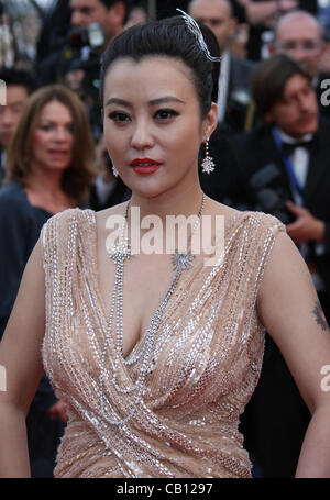 HAO LEI THE DE ROUILLE ET D'OS (RUST & BONE) PREMIERE CANNES FILM FESTIVAL 2012 PALAIS DES FESTIVAL CANNES FRANCE 17 May 201 Stock Photo