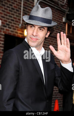 May 17, 2012 - New York, New York, U.S. - Actor/comedian SACHA BARON COHEN arrives for his appearance on 'The Late Show With David Letterman' held at the Ed Sullivan Theater. (Credit Image: © Nancy Kaszerman/ZUMAPRESS.com) Stock Photo