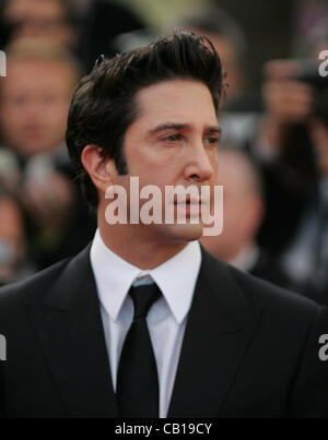 Cannes, France,18/05/2012: David Schwimmer attends Madagascar 3: Europe's most wanted - 65th Annual Cannes Film Festival at Palais des Festivals Stock Photo