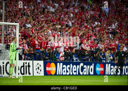 Manuel Neuer (Bayern),  MAY 19, 2012 - Football / Soccer :  during the UEFA Champions League 2011-2012 Final match between Bayern Munich 1-1 (PK 3-4) Chelsea at Allianz Arena Stadium in Munchen, Germany. (Photo by aicfoto)(ITALY) [0855] Stock Photo