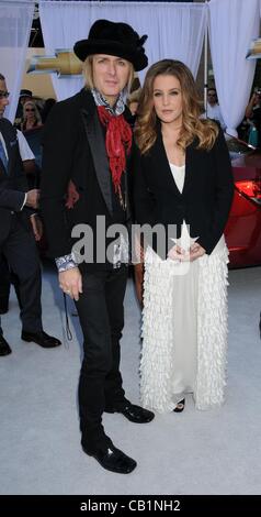 Lisa Marie Presley and Michael Lockwood. 20 May 2012, Las Vegas, Nevada ...