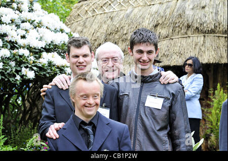 London, UK. 21 May, 2012. Actor Sir Michael Caine, CBE visits the RHS London Chelsea Flower Show 2012 in London, UK Stock Photo