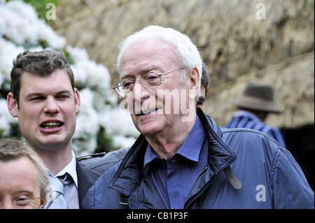 London, UK. 21 May, 2012. Actor Sir Michael Caine, CBE visits the RHS London Chelsea Flower Show 2012 in London, UK Stock Photo